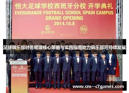 足球俱乐部财务管理核心策略与实践指南助力俱乐部可持续发展 足球俱乐部财务管理核心策略与实践指南助力俱乐部可持续发展
